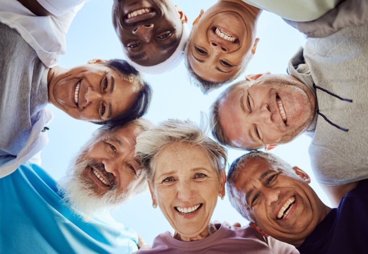 Seniors Having a Good Time Outdoors of Independent Living Community Seniors Having a Good Time Outdoors of Independent Living Community