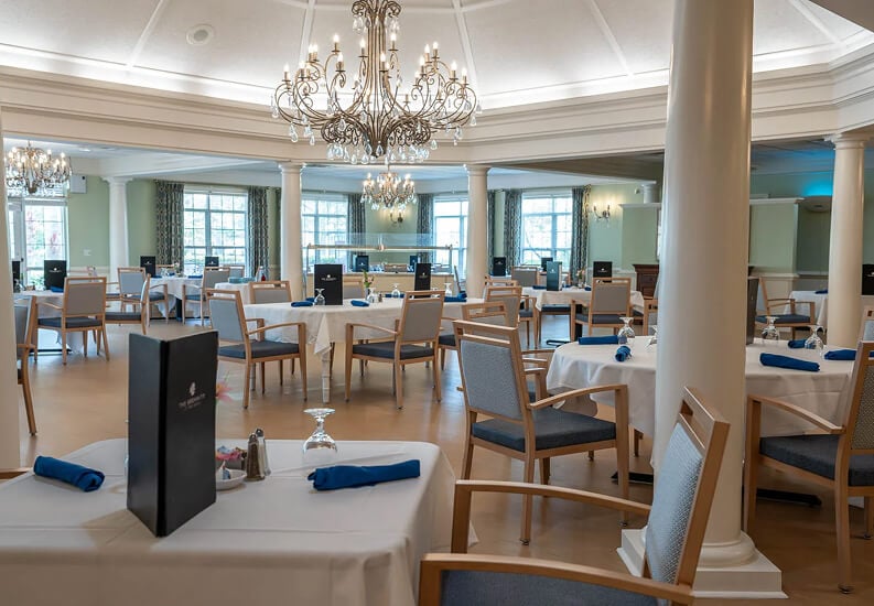 Dining Room Area For Seniors in Assisted Living Facility Dining Room Area For Seniors in Assisted Living Facility
